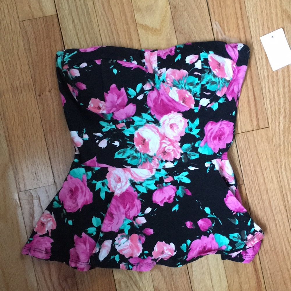 Charlotte Russe Peplum  shirt